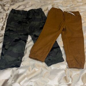 Two pairs of toddler cargos